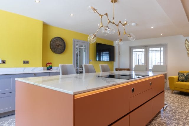 TIMELESS HANDLELESS PINK KITCHEN PROJECT